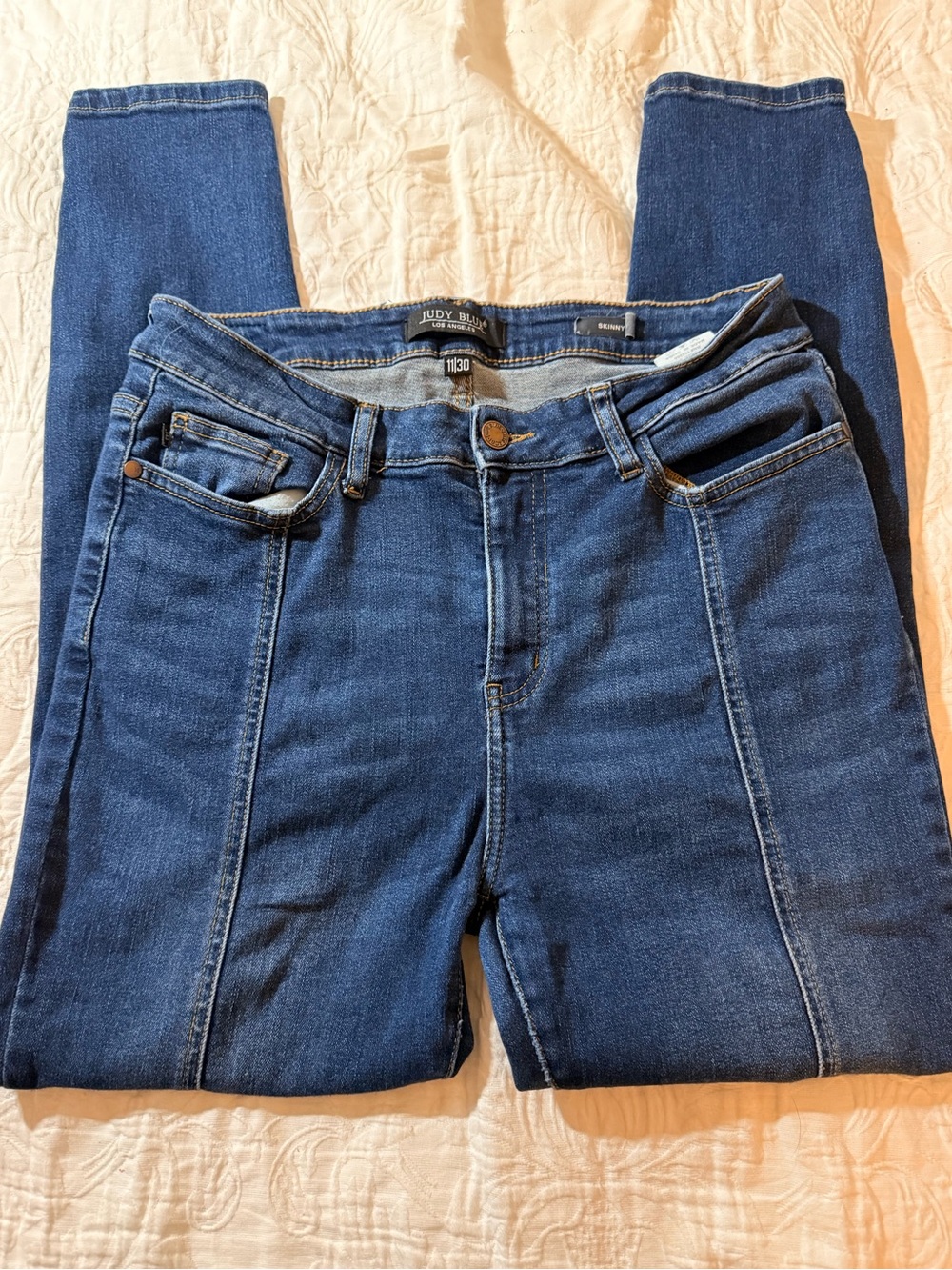 Judy Blue Indigo Skinny Jeans - High-Rise Style